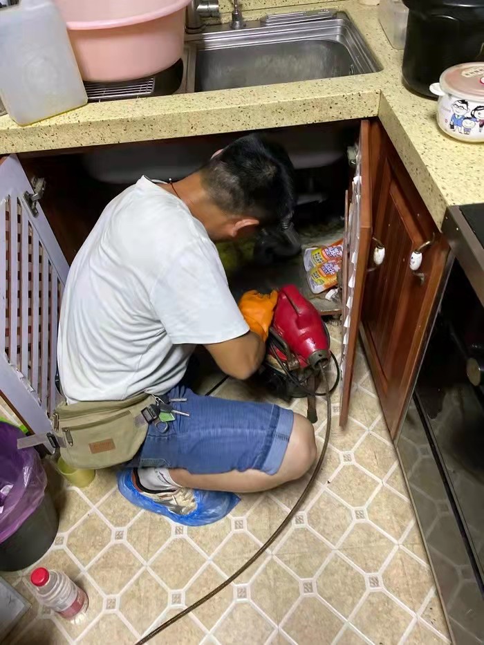 积玉口镇通下水道